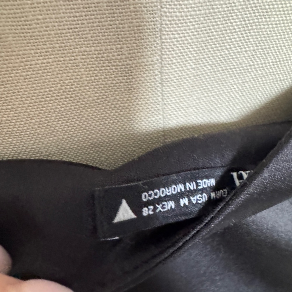 Zara Black Satin Bodysuit - Picture 3 of 3